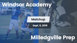 Matchup: Windsor Academy vs. Milledgville Prep 2019