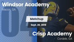Matchup: Windsor Academy vs. Crisp Academy  2019