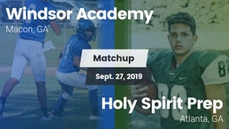 Matchup: Windsor Academy vs. Holy Spirit Prep  2019