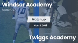Matchup: Windsor Academy vs. Twiggs Academy 2019