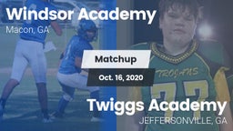 Matchup: Windsor Academy vs. Twiggs Academy  2020