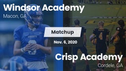 Matchup: Windsor Academy vs. Crisp Academy  2020