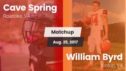 Matchup: Cave Spring vs. William Byrd  2017