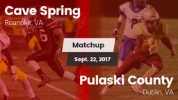 Matchup: Cave Spring vs. Pulaski County  2017