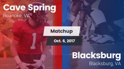 Matchup: Cave Spring vs. Blacksburg  2017