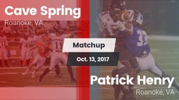 Matchup: Cave Spring vs. Patrick Henry  2017