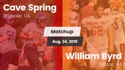 Matchup: Cave Spring vs. William Byrd  2018