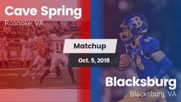 Matchup: Cave Spring vs. Blacksburg  2018