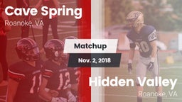 Matchup: Cave Spring vs. Hidden Valley  2018