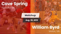 Matchup: Cave Spring vs. William Byrd  2019