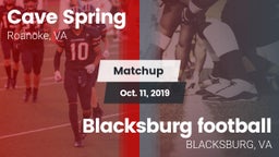 Matchup: Cave Spring vs. Blacksburg football 2019