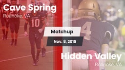 Matchup: Cave Spring vs. Hidden Valley  2019