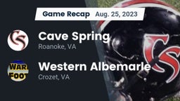 Recap: Cave Spring  vs. Western Albemarle  2023