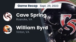 Recap: Cave Spring  vs. William Byrd  2023