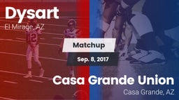 Matchup: Dysart  vs. Casa Grande Union  2017