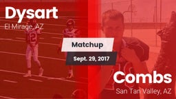 Matchup: Dysart  vs. Combs  2017