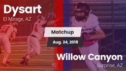 Matchup: Dysart  vs. Willow Canyon  2018