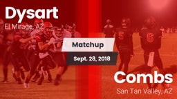 Matchup: Dysart  vs. Combs  2018