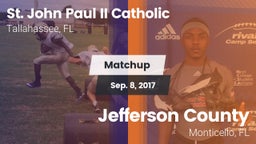 Matchup: St. John Paul II vs. Jefferson County  2017