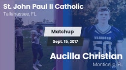 Matchup: St. John Paul II vs. Aucilla Christian  2017