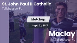 Matchup: St. John Paul II vs. Maclay  2017