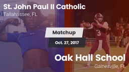 Matchup: St. John Paul II vs. Oak Hall School 2017