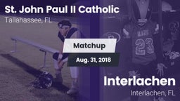 Matchup: St. John Paul II vs. Interlachen  2018