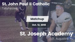 Matchup: St. John Paul II vs. St. Joseph Academy  2018