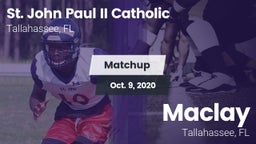 Matchup: St. John Paul II vs. Maclay  2020