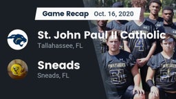 Recap: St. John Paul II Catholic  vs. Sneads  2020