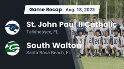 Recap: St. John Paul II Catholic  vs. South Walton  2023