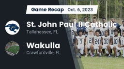 Recap: St. John Paul II Catholic  vs. Wakulla  2023