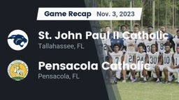 Recap: St. John Paul II Catholic  vs. Pensacola Catholic  2023