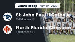 Recap: St. John Paul II Catholic  vs. North Florida Christian  2023