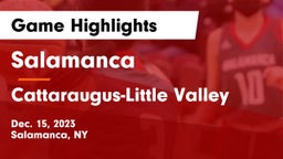 Salamanca  vs Cattaraugus-Little Valley Game Highlights - Dec. 15, 2023
