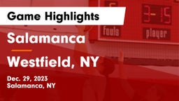 Salamanca  vs Westfield, NY Game Highlights - Dec. 29, 2023