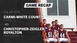 Recap: Carmi-White County  vs. Christopher-Zeigler-Royalton  2016