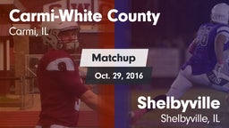 Matchup: Carmi-White County vs. Shelbyville  2016