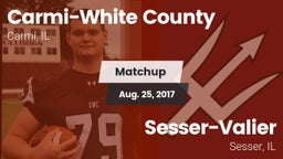 Matchup: Carmi-White County vs. Sesser-Valier  2017