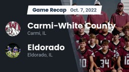 Recap: Carmi-White County  vs. Eldorado  2022