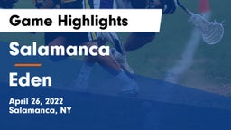 Salamanca  vs Eden Game Highlights - April 26, 2022