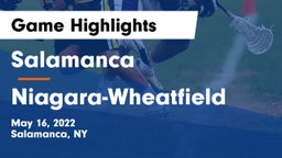 Salamanca  vs Niagara-Wheatfield  Game Highlights - May 16, 2022