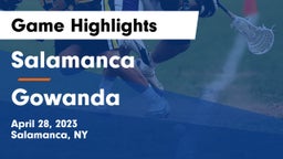 Salamanca  vs Gowanda  Game Highlights - April 28, 2023