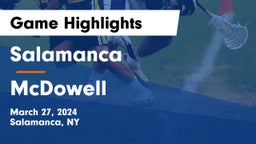 Salamanca  vs McDowell  Game Highlights - March 27, 2024