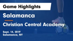 Salamanca  vs Christian Central Academy Game Highlights - Sept. 14, 2019