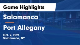 Salamanca  vs Port Allegany Game Highlights - Oct. 2, 2021