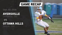 Recap: Ayersville  vs. Ottawa Hills  2016