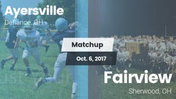 Matchup: Ayersville vs. Fairview  2017