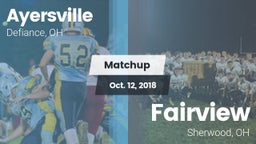 Matchup: Ayersville vs. Fairview  2018