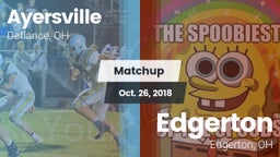 Matchup: Ayersville vs. Edgerton  2018